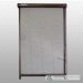 Roller blinds cassette laminated wood grain effect